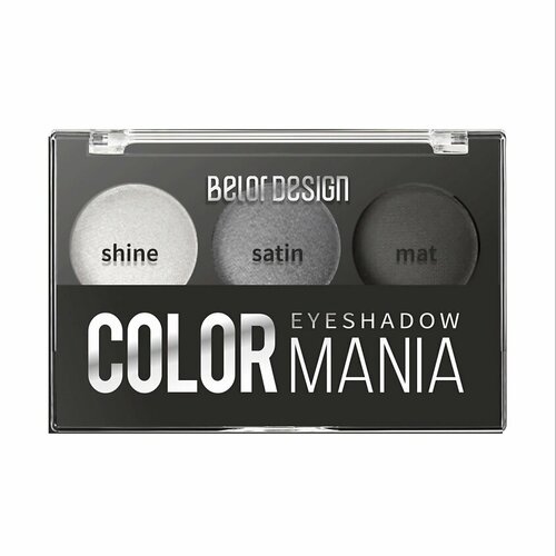 Тени для век 3-х цветные COLOR MANIA тон 031