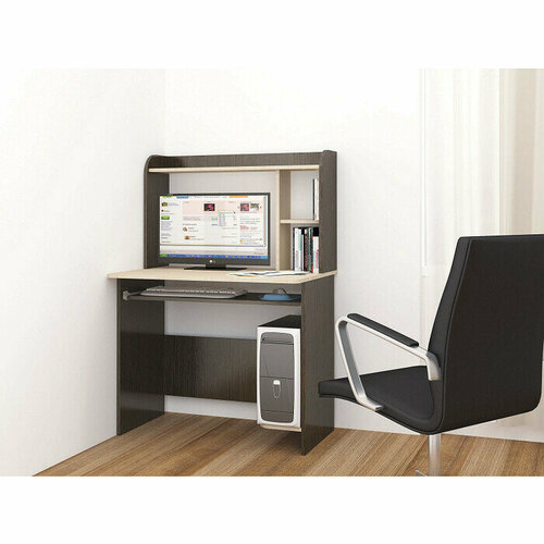 Компьютерный стол тэкс Грета-2 венге/дуб молочный