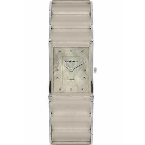 фото Наручные часы jacques lemans high tech ceramic 1-1940n, бежевый