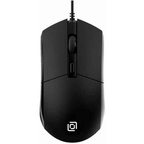 Мышь Оклик 207M черный оптическая 2400dpi USB 4but 95900₽