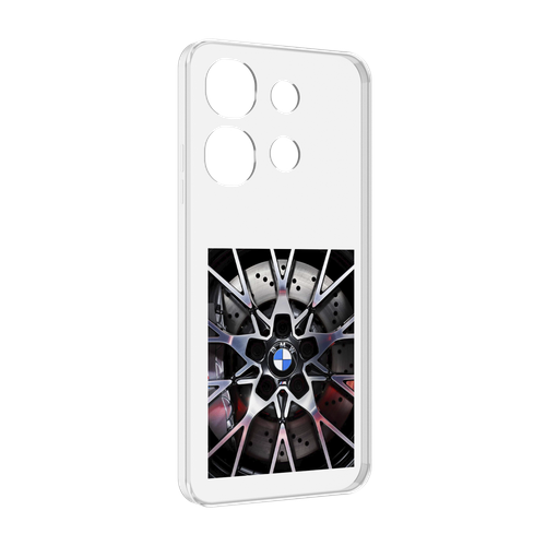 Чехол MyPads диск бмв мужской для Tecno Spark Go 2023 (BF7) / Tecno Smart 7 задняя-панель-накладка-бампер