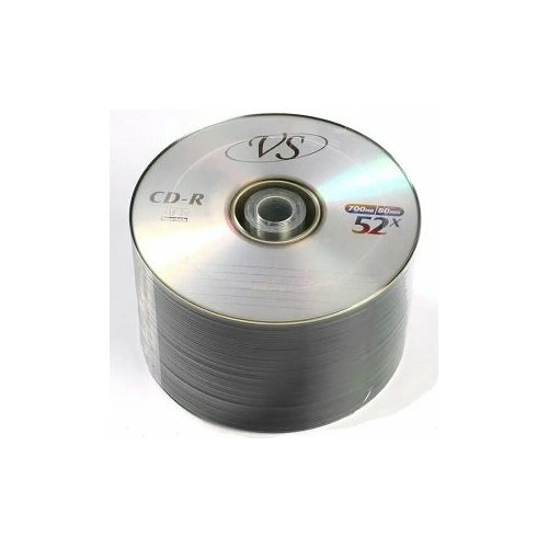 Диск CD-R VS 700 Mb, 52x, Bulk (50), (50/600) диск vs cd r 80 52x cb 50