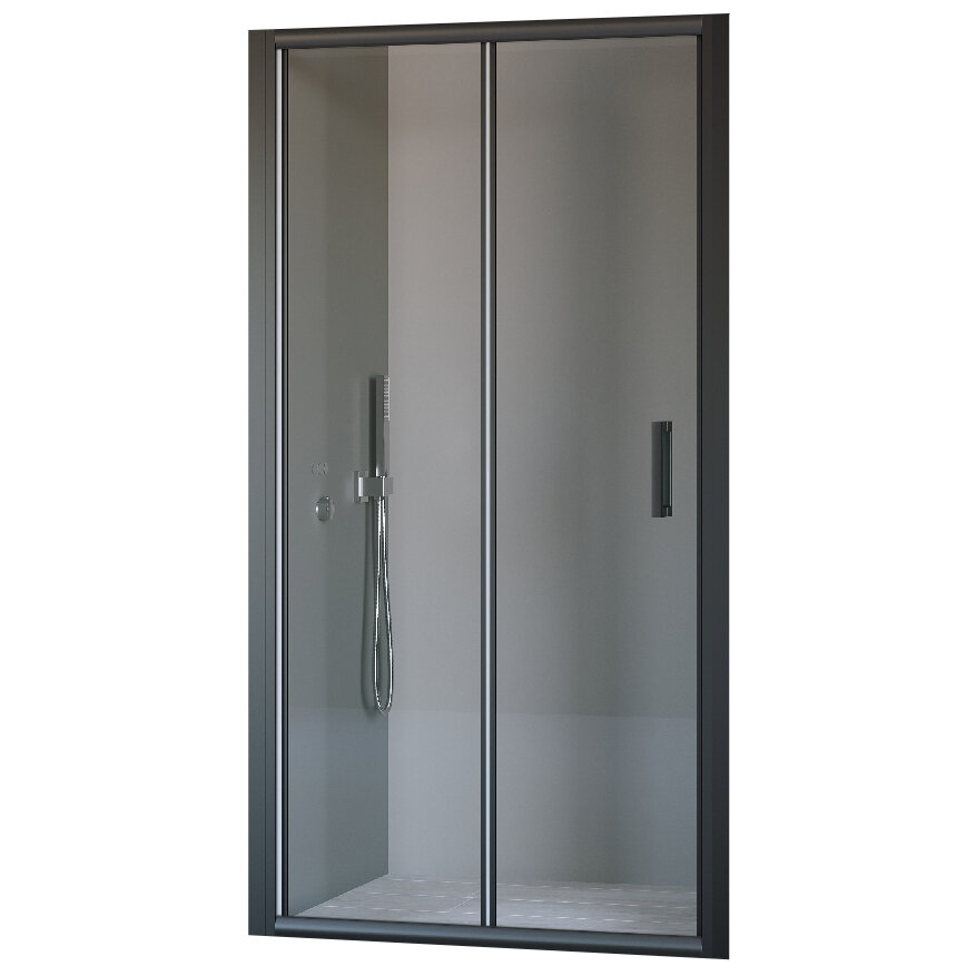 фото Душевая дверь RGW Passage PA-21B (1000х1900) складная, стекло 5мм прозрачное/черный 06082110-14