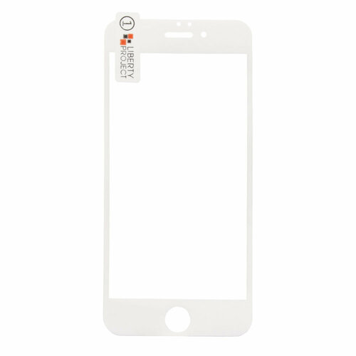 защитное стекло lp для apple iphone 6 6s plus tempered glass 3d с рамкой 0 33 мм 9h ударопрочное золото Защитное стекло с рамкой для Apple iPhone 6, 6s Tempered Glass 0,33 мм 9H ударопрочное, белое, LP