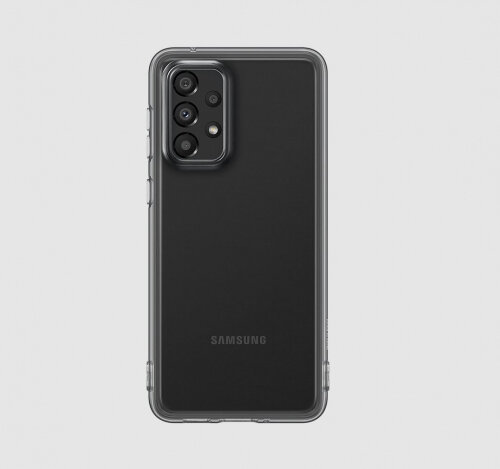 Чехол Samsung для Galaxy A33, Soft Clear Cover, темно-прозрачный