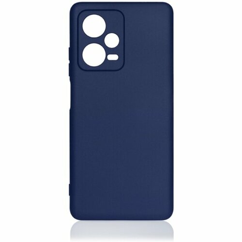 df силиконовый чехол для телефона xiaomi 12 lite на смартфон сяоми 12 лайт df xicase 67 blue синий Силиконовый чехол DF для Xiaomi Redmi Note 12 Pro+ (5G), xiCase-82, синий