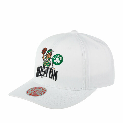 фото Бейсболка mitchell & ness, размер onesize, белый