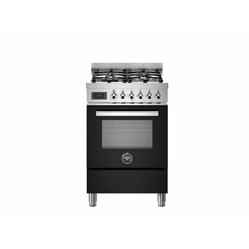 PRO64L1ENET Варочный центр Bertazzoni 4 газовые конфорки и многофункциональный электрический шкаф 60 см Черный 51090000₽