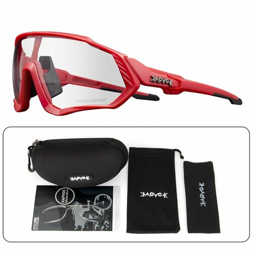 Солнцезащитные очки Kapvoe, красный