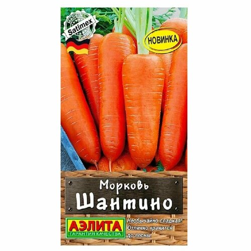 В заказе: 10 пачек семян / Морковь Шантино 2г Ср (Аэлита)