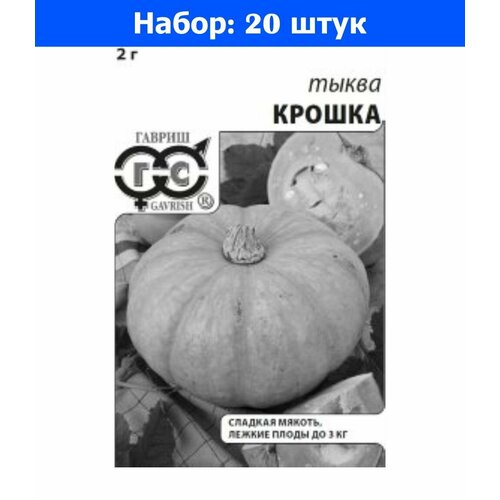 Тыква Крошка крупноплодная 2г Ср (Гавриш) 20/1200 б/п - 20 пачек семян