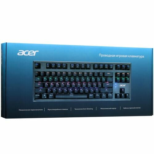 Клавиатура Acer OKW126 черный (zl.kbdee.00g) - фото №10