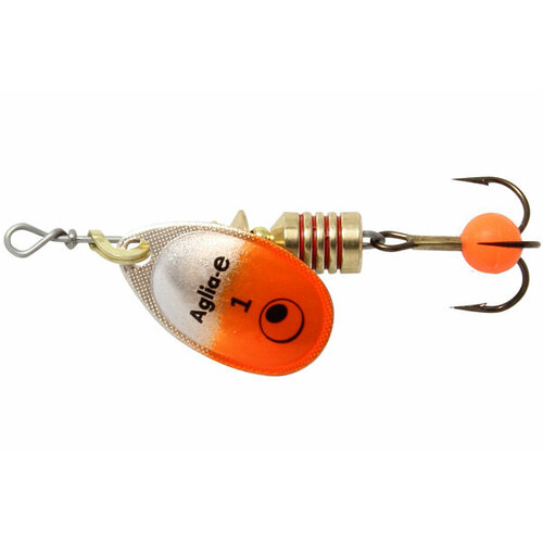 Блесна вращающаяся Mepps AGLIA-E 1 SHO S/Orange, комплект из 1 штука
