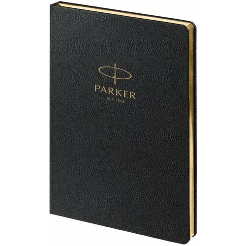 Parker PL1113305 Ежедневник недатированный, черный c нанесением logo parker