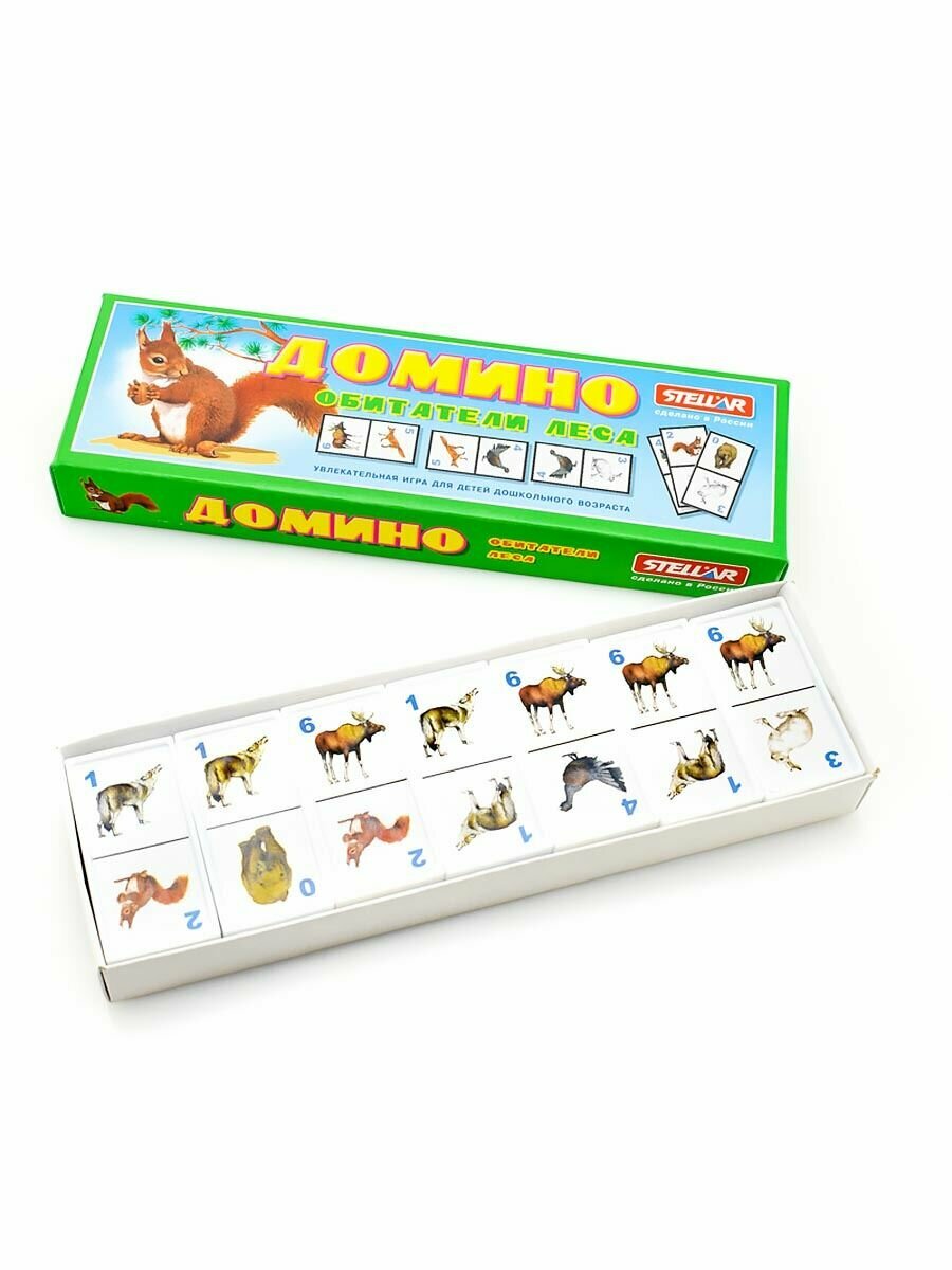 Домино №18 Обитатели леса Stellar 00018 — фото 1