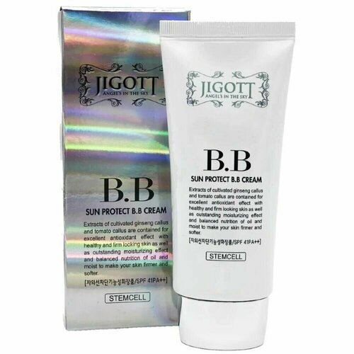 JIGOTT Солнцезащитный крем Sun Protect B.B Cream SPF41 PA+++, 50 мл.