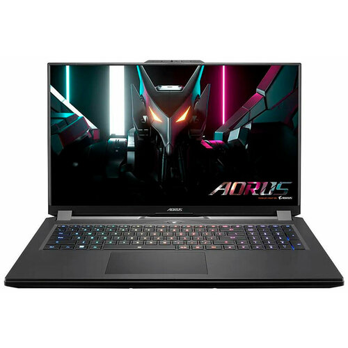 Ноутбук Gigabyte Aorus 17H BXF (BXF-74KZ554SH) ноутбук игровой gigabyte aorus 17h bxf bxf 74kz554sd 17 3 ips intel core i7 13700h 2 4ггц 14 ядерный 16гб ddr5 1тб ssd nvidia geforce rtx 4080 для ноутбуков 12 гб free dos черный