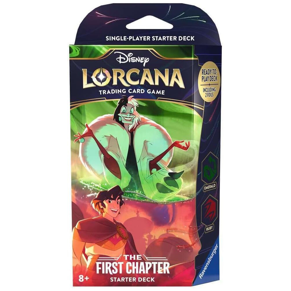 Disney Lorcana TCG: Стартовая колода Emerald & Ruby издания The First Chapter на английском