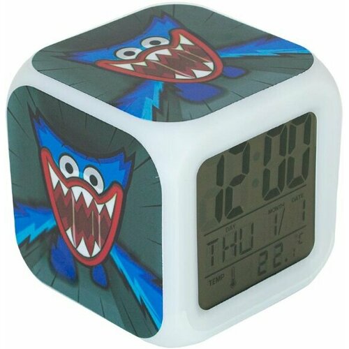Часы-будильник Huggy Wuggy с подсветкой №17