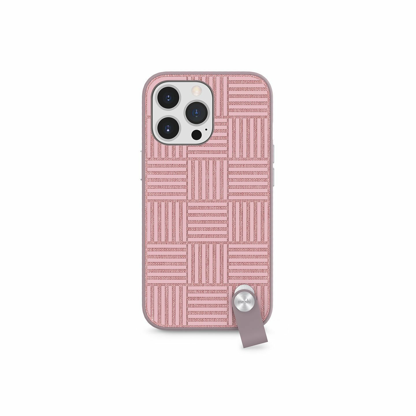 Clip-case Moshi Altra With Wrist Strap для смартфона Apple iPhone 13 Pro силикон, розовый рисунок (99MO117312) для Altra With Wrist Strap для смартфона Apple iPhone 13 Pro силикон, розовый рисунок (99MO117312) розовый