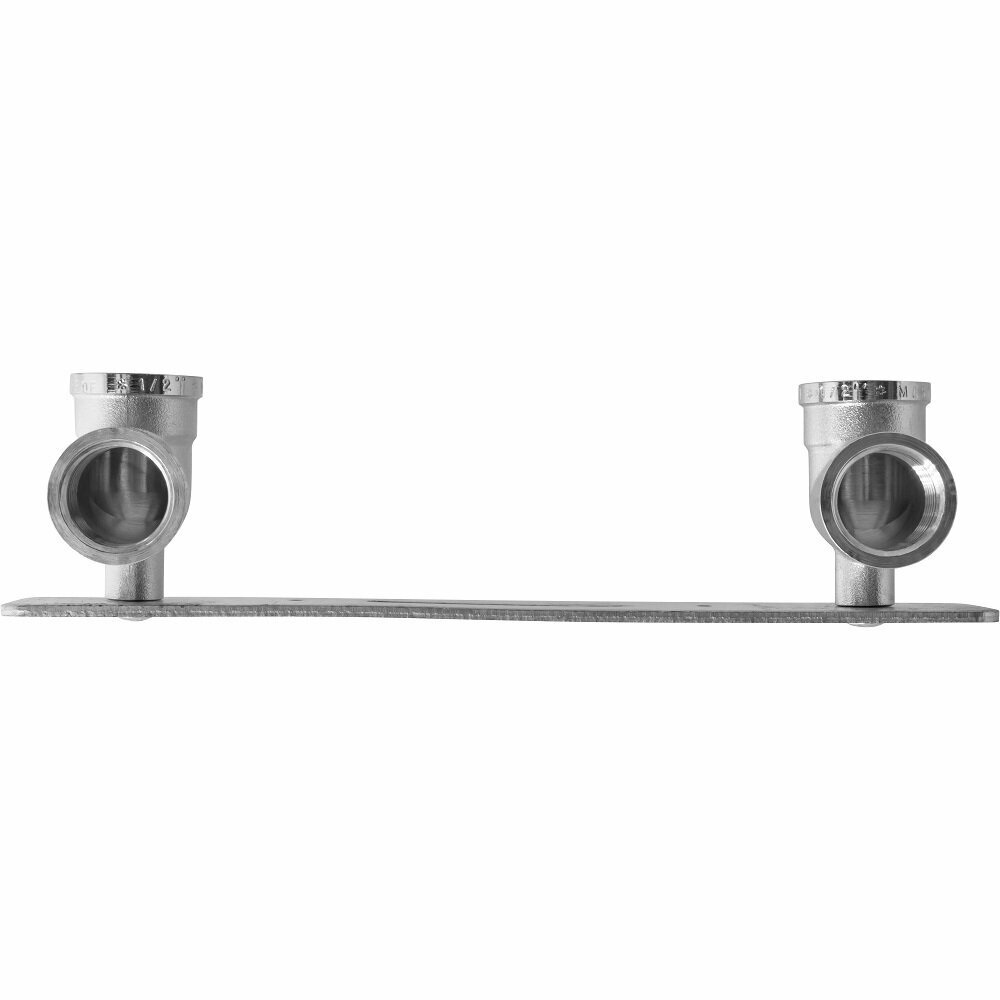 Планка монтажная с двумя водорозетками 1/2" в/в MPF — фото 1