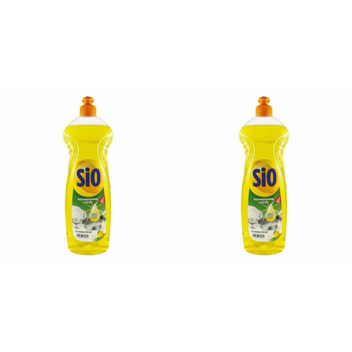 SIO DISHWASHING LIQUID средство для посуды,"Лимон", 750мл,2 шт