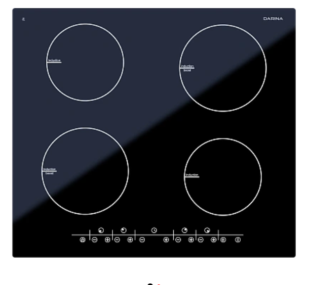 Индукционная варочная поверхность Darina P EI 305 B черный
