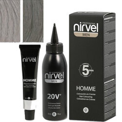 Краситель мужской тёмно-каштановый Nirvel Homme Hair CT-6 (DARK CHESTNUT), 30 мл+30 мл 20v