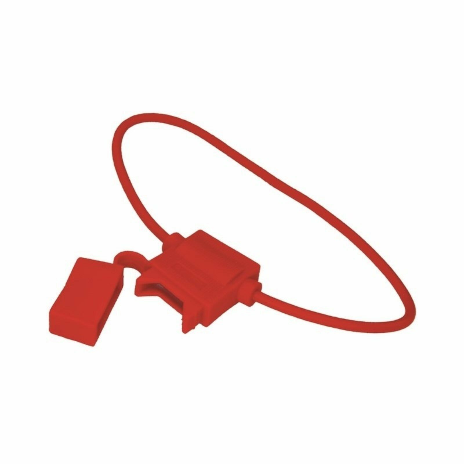 фото Держатель предохранителя Rexant "Стандарт", прямоугольный, красный