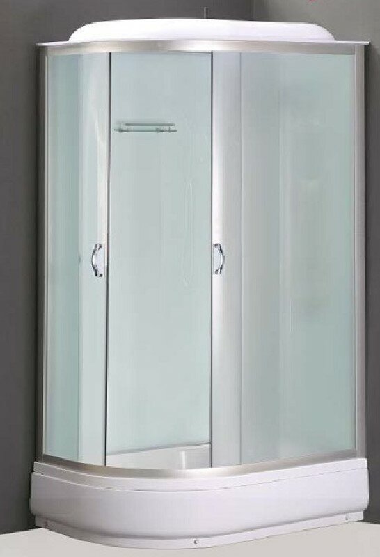 фото Душевая кабина LORANTO CS-66120-20 L F 120х80х215 левосторонняя, поддон 20 см, матовое стекло 4 мм