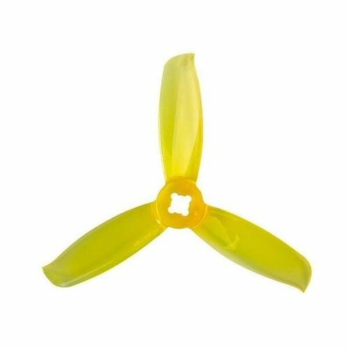 Пропеллер Gemfan WinDancer 3028 3-х лопастной Clear Yellow 2 пары PMPC3028-3Y