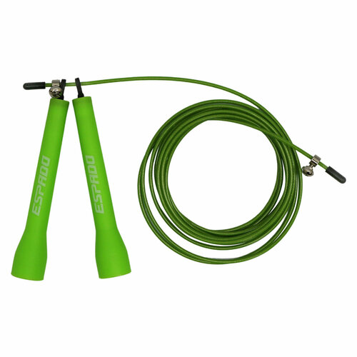 фото Скакалка скоростная espado es2142 (зеленый / зеленый)