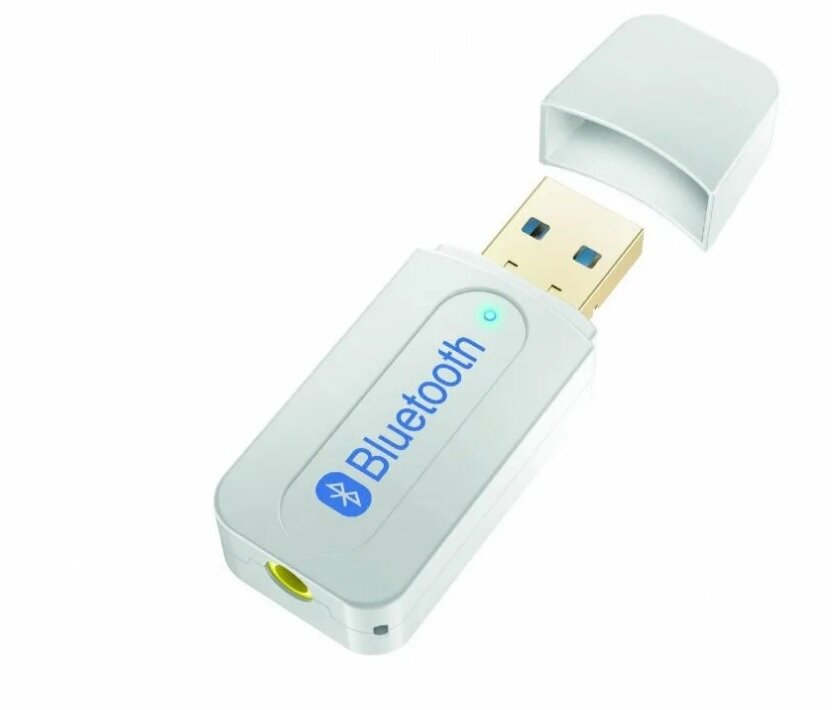 Аудио беспроводной USB Bluetooth AUX адаптер 3,5 мм, ресивер, приемник, переходник