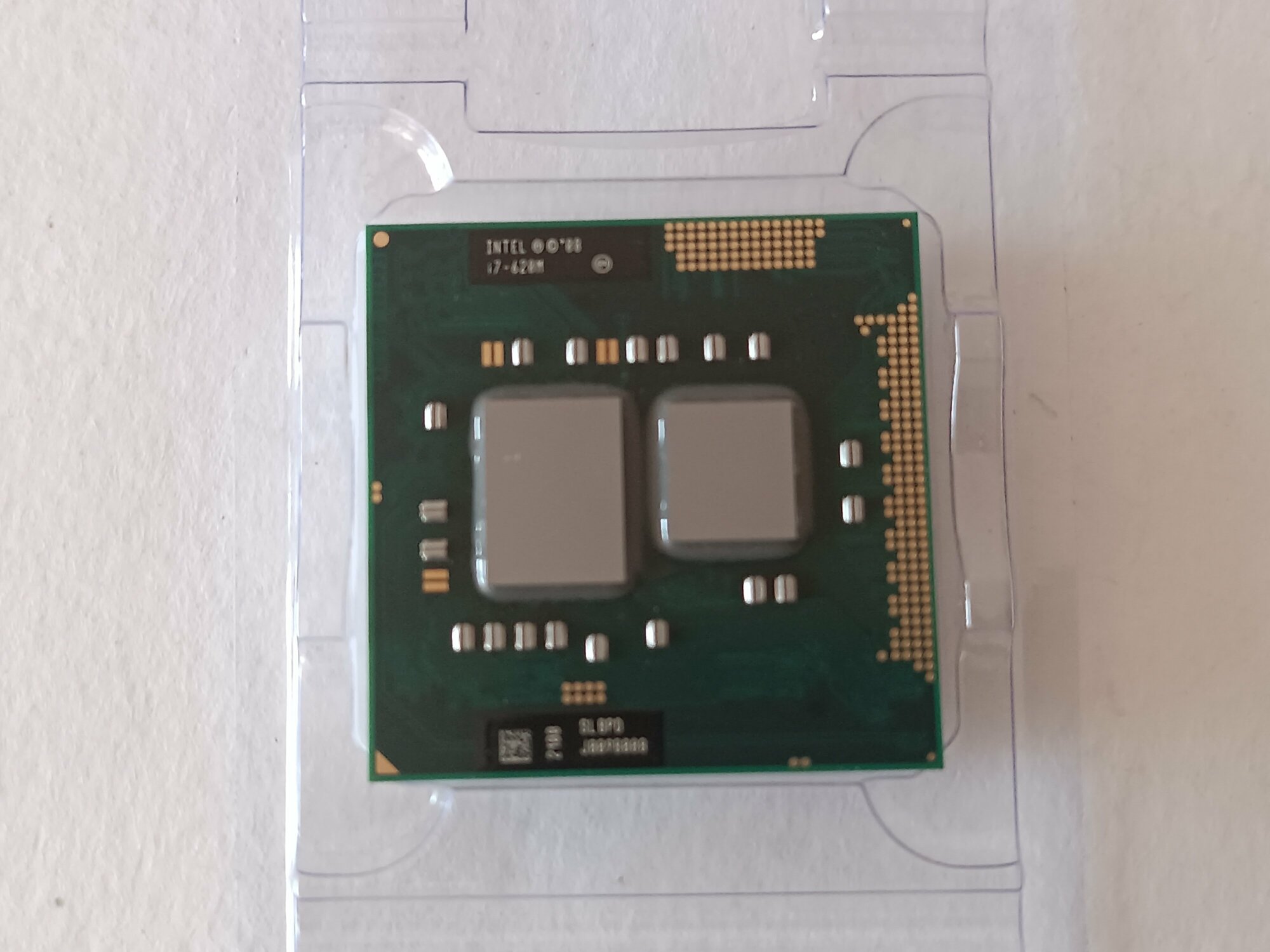 Intel Core i7-620M 2.66Mhz/4Mb, Arrandale, 35w, 2 ядра, 4 потока PGA988 процессор для ноутбука — фото 4