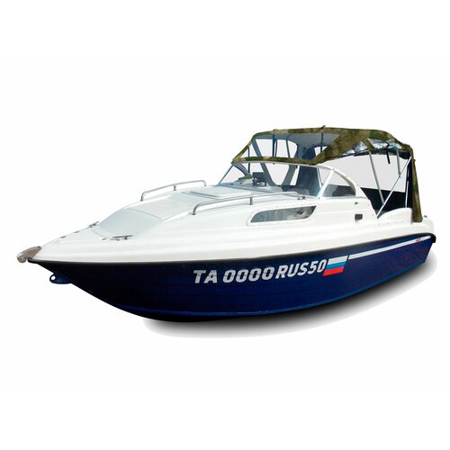 Неман 550. Ходовой тент с дугами с креплениями