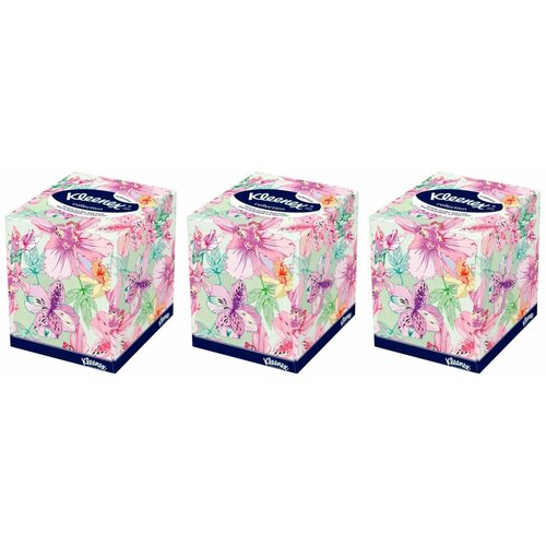 Kleenex Салфетки бумажные Collection, 2-х слойные, 100 штук в коробке, 3 коробки