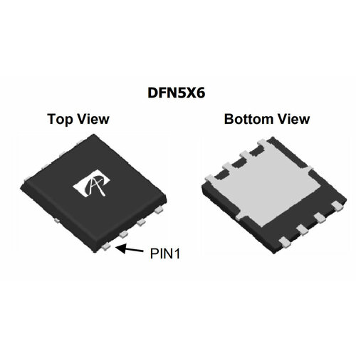 Микросхема AON6758 N-Channel MOSFET 30V 32A DFN5x6 ntmfd4c86n dual n channel mosfet 30v 32a