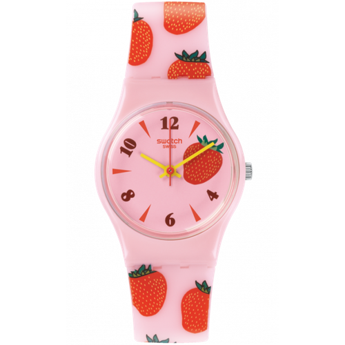 фото Наручные часы swatch "miss fraise" lp136. оригинал, от официального представителя., розовый