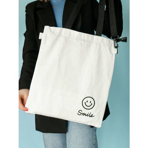 фото Сумка шоппер , белый нет бренда