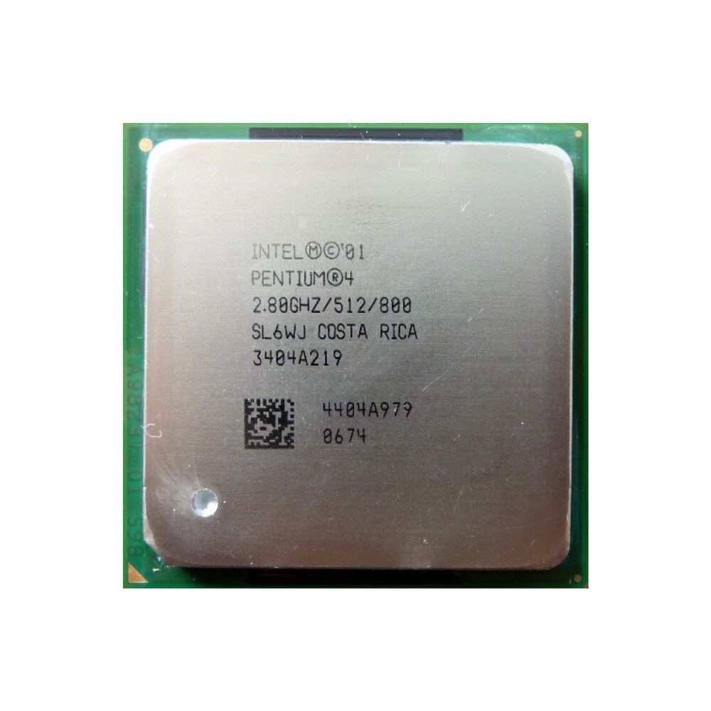 Процессор сокет 478 Intel Pentium-4 28/512/800 SL6WJ oem