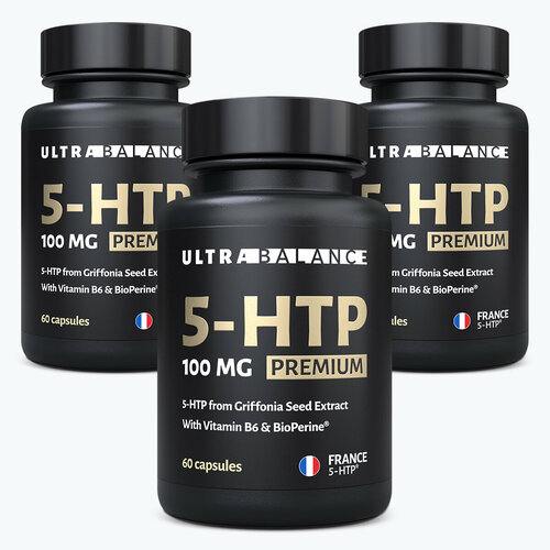 5 HTP витамины B6, комплекс витаминов 180 капсул