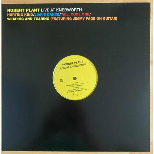 PLANT, ROBERT Live At Knebworth, LP (RSD 21)