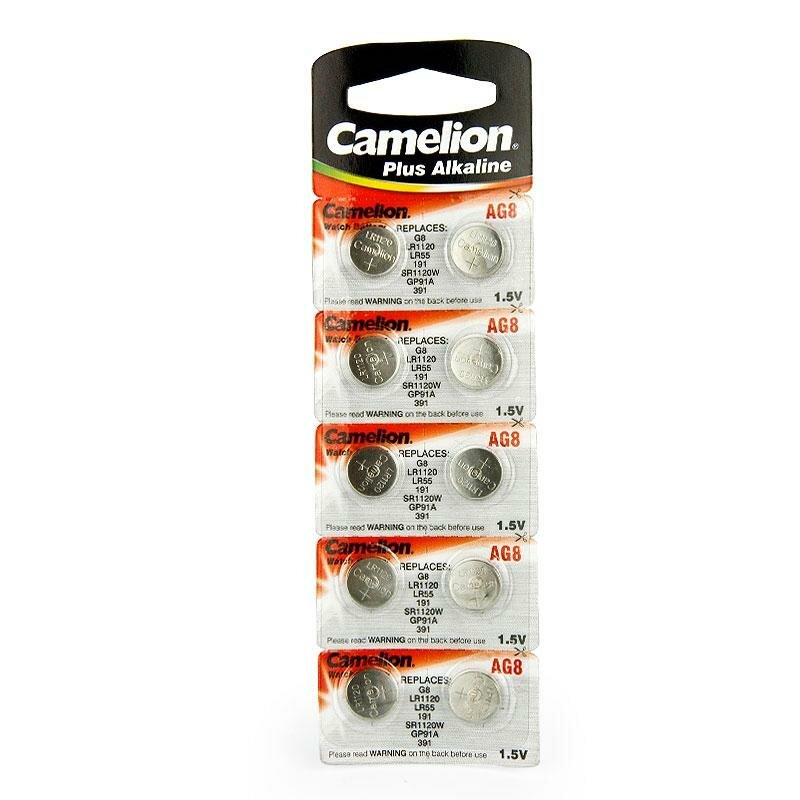 Батарейка Camelion AG8/LR1120 Alkaline 1.5V BL10 , 10шт.