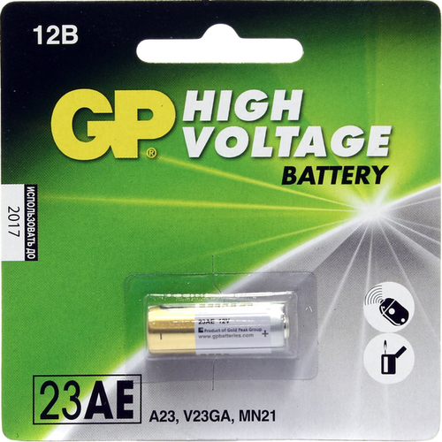 Батарейка A23 щелочная GP V23GA 12V 1 шт