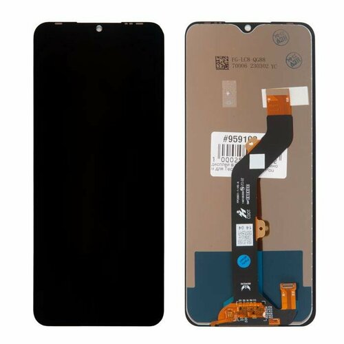 for tecno spark 4 air original lcd display touch screen digitizer assembly lcds for tecno spark 4 air kc6 kc1j repair parts Дисплей в сборе с тачскрином для Tecno Spark 5 Air/Pouvoir 4, черный (copy lcd)