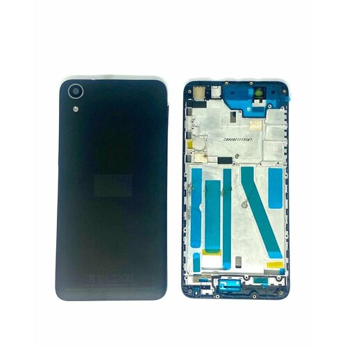 Корпус (крышка+рамка) для HTC Desire 728 черный original htc high quality 2800mah b0pjx100 bopjx100 728 version replacement battery for htc desire 728 dual sim 728 lte 728g