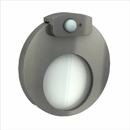 Zamel Светильник MUNA Сталь/Хол. бел. в монт. коробку, 230V AC с датчиком движения