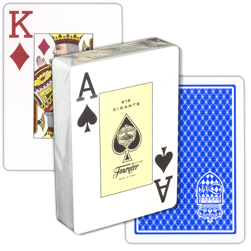 Fournier 818 Club Monaco, синяя рубашка, брендированные для казино игральные карты