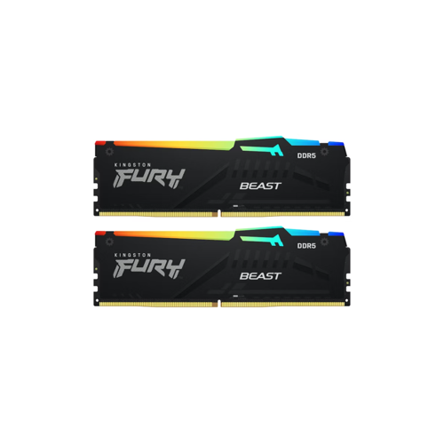 Оперативная память 32 Gb 6000 MHz Kingston FURY Beast RGB Black KF560C36BBEAK2-32 2128800₽