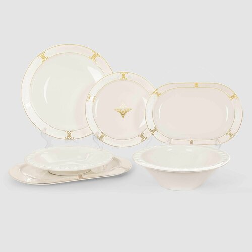 Сервиз столовый Macbeth bone porcelain Regalia 21 предмет 6 персон